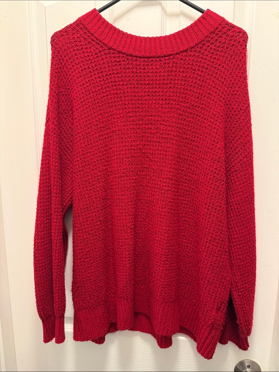 American Eagle Outfitters Sweaters - American Eagle Classic Red Knit Women's Sweater